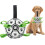 Brinquedos para cão bolas, bola 6 polegadas/7 polegadas com alças, pastoreio, durável, exterior para cachorros, treino (Paw-M) 2