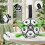 Brinquedos para cão bolas, bola 6 polegadas/7 polegadas com alças, pastoreio, durável, exterior para cachorros, treino (Paw-M) 4