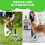Brinquedos para cão bolas, bola 6 polegadas/7 polegadas com alças, pastoreio, durável, exterior para cachorros, treino (Paw-M) 6
