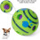 Bola interativa de risada para cão, brinquedo com apito, alivia a ansiedade e o tédio para cães e gatos (Verde, 3.46 polegadas) 3