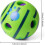 Bola interativa de risada para cão, brinquedo com apito, alivia a ansiedade e o tédio para cães e gatos (Verde, 3.46 polegadas) 4