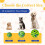 Bola interativa de risada para cão, brinquedo com apito, alivia a ansiedade e o tédio para cães e gatos (Verde, 3.46 polegadas) 5
