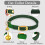 OOPSDOGGY Rolled Leather Cat Collar with Bell 5