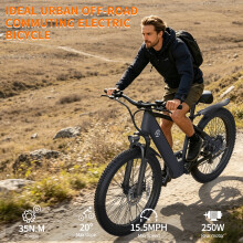 Electric Bike for Adults 250W 26" 36V 10.4Ah Battery UK Stock