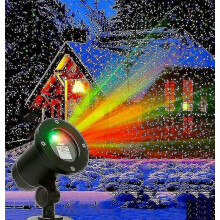 JOYHAPPST Christmas Led Projector Outdoor Landscape Stage Xmas Lamp