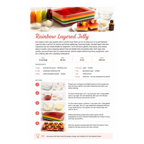Summer ICE CREAM & JELLY RECIPES 2