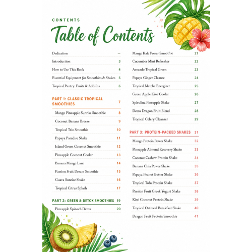 Tropical Smoothies &Healthy Shakes Cookbook 2