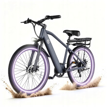 Electric Bicycle 250W 36V 10.4Ah Removable Battery 26" for Adults