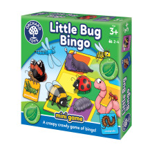 Orchard Toys Little Bug Bingo, Compact Mini Game for Boys, Girls and Toddlers, Age 3+ years, Ideal for Holiday and Travel, 2-4 Players