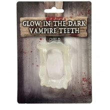 TC Toys - Glow in the Dark Vampire Teeth for Kids - Spooky Plastic Fangs for Trick or Treat Favours, Halloween Party Bag Fillers & Monster Dress Up C
