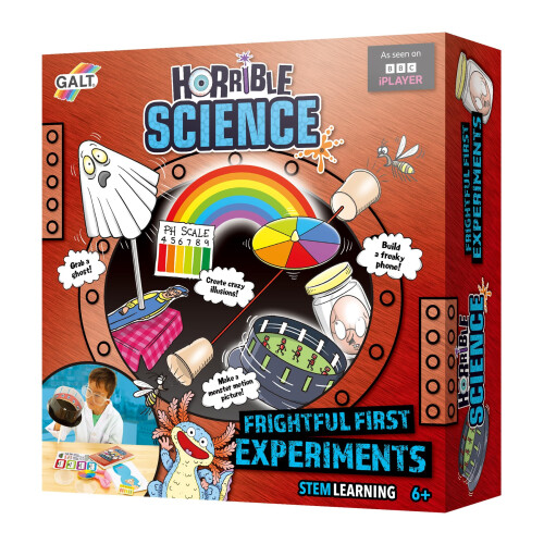 Galt GALT Frightful First Experiments – Horrible Science Kit with 18 Experiments 2