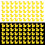Mini Ducks 100 Pack, Small Tiny Resin Ducks Little Plastic Ducks Numbered 1
