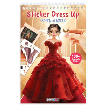 BSCOOL Glamour Dress Up Sticker Activity Book for Kids Girls Fashion