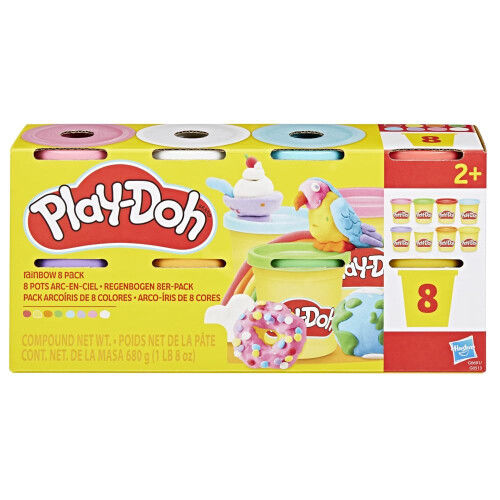 Play-Doh Play-Doh Rainbow Colours Modelling Compound Pack 2