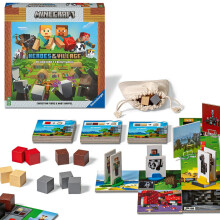 Ravensburger Minecraft Heroes of the Village Board Game for Kids Age 7 Years Up - 2 to 4 Players for Boys and Girls
