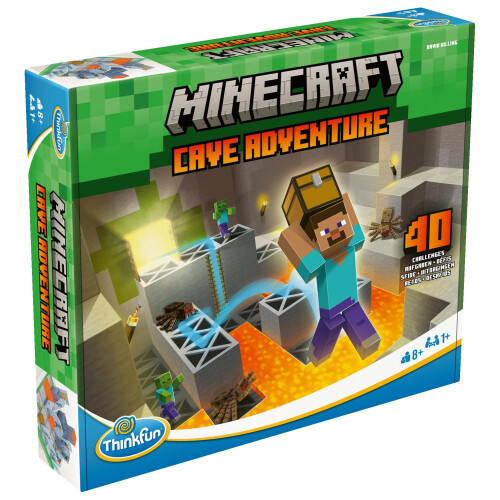 ThinkFun ThinkFun Minecraft Cave Adventure Logic Game for Kids Age 8+ 2