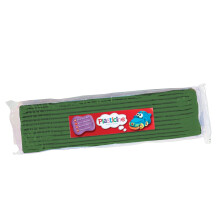 The Original Plasticine, One Colour Slab 400g - Green, Modelling Clay for Professional Animators and Model Makers, Easy to Shape and Mould, Make Scul
