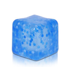 Copfeqyr 7cm Blue Snowflake Squishy Cube Slow Rising Fidget Toy