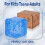 Copfeqyr 7cm Blue Snowflake Squishy Cube Slow Rising Fidget Toy 6