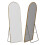 Living And Home Modern Arched Metal Floor Mirror 5