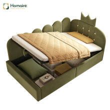 HOMAIRE Green Velvet Upholstered Daybed 90x190cm