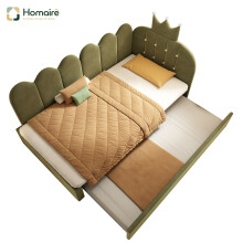 HOMAIRE Green Velvet Upholstered Daybed 90x190cm