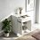 Sideboard 2 Door 1 Drawer Storage White Cupboard 9