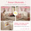 HOMAIRE Bunny Ears Kids Bed with Storage Beige 5