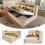 HOMAIRE 3FT Single Daybed with Storage Beige 3