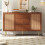 HOMAIRE Walnut Rattan Sideboard Cabinet 150cm 5