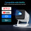 [Netflix-Licensed 4K Supported] Mini Smart Projector Android13 Voice Remote 3