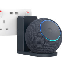 PlusAcc Plug Wall Mount for Dot Max & Google Home Mini, Graphite