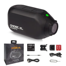 DRIFT Ghost XL Motorbike Action Camera 9hr Battery Record Your Entire Ride 140POV 300Rotating Lens IPX7 Waterproof 12MP APP Control Easy Mount Eve
