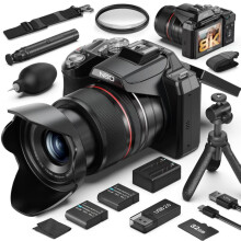 8K & 64MP Professional Camera for Photography, 48X Zoom with Moon