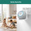 HomeMount Wall Mount for Dot Max & Nest Mini, Speaker Holder, White 6
