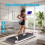 HOMAIRE Folding Treadmill Pink 1-10 km/h 5