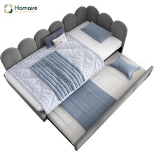 HOMAIRE Grey Velvet Upholstered Daybed 3FT