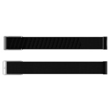 WHOOP 5.0 SuperKnit Luxe –Performance Accessory–Premium Metals– Obsidian