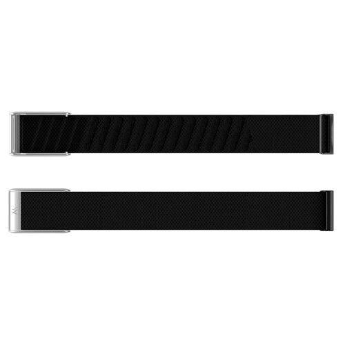 WHOOP 5.0 SuperKnit Luxe –Performance Accessory–Premium Metals– Obsidian