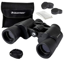 Celestron 72358 LandScout 8x40mm Water-Resistant Porro Prism Binoculars with Rubber Grip Surface, Coated Lens, K9 Optical Glass, Neck Strap and Soft C