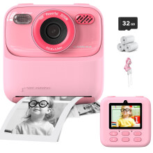 Kids Camera Instant Print, Kids Digital Camera for Girls Boys, 1080P HD Camera for Kids, Toys | Gifts for Boys Girls Age 3 4 5 6 7 8 9 10, with 3Roll