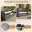 HOMAIRE Grey Velvet 3FT Single Daybed 90x190cm 4