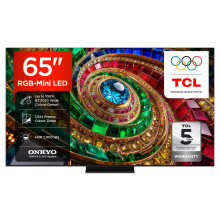 TCL 65Q7D-UK 65 Inch RGB-Mini LED 4K HDR10+ Smart TV, 2,000 Nits