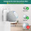 HomeMount Wall Mount for Dot Max & Nest Mini, Speaker Holder, White 4