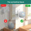 HomeMount Wall Mount for Dot Max & Nest Mini, Speaker Holder, White 2