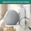 HomeMount Wall Mount for Dot Max & Nest Mini, Speaker Holder, White 5