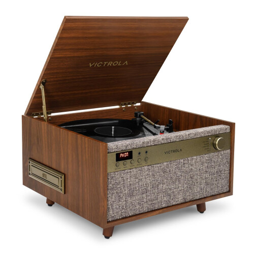 Victrola Victrola Century - 6-in-1 Bluetooth Record Player - Walnut