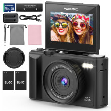 DIGIERA 5K Digital Camera 80MP UHD, Detachable Anti-Shake Vlogging WIFI Camera, 18X Zoom Autofocus 3.0'' IPS Screen, Compact Portable Camera for Teen
