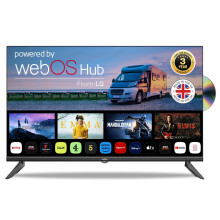 Cello C3224WSF 12 Volt 32 inch Traveller Smart Frameless TV and DVD Made in UK (2024) Ultrafast WebOS, Freeview Play, FreeSat, Bluetooth, Netflix, Pr
