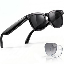 EarlySincere AI Smart Glasses, 8MP 4K POV Camera, EIS HD Video, Translation